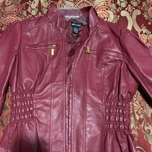 “JUST REDUCED” Wet Seal faux leather jacket